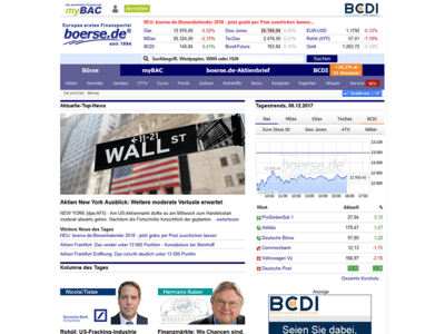 boerse.de im Wandel der Zeit